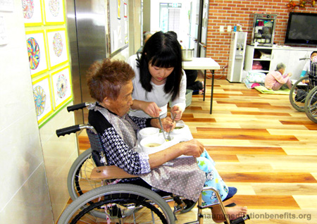 Visiting Elderly Care Facility